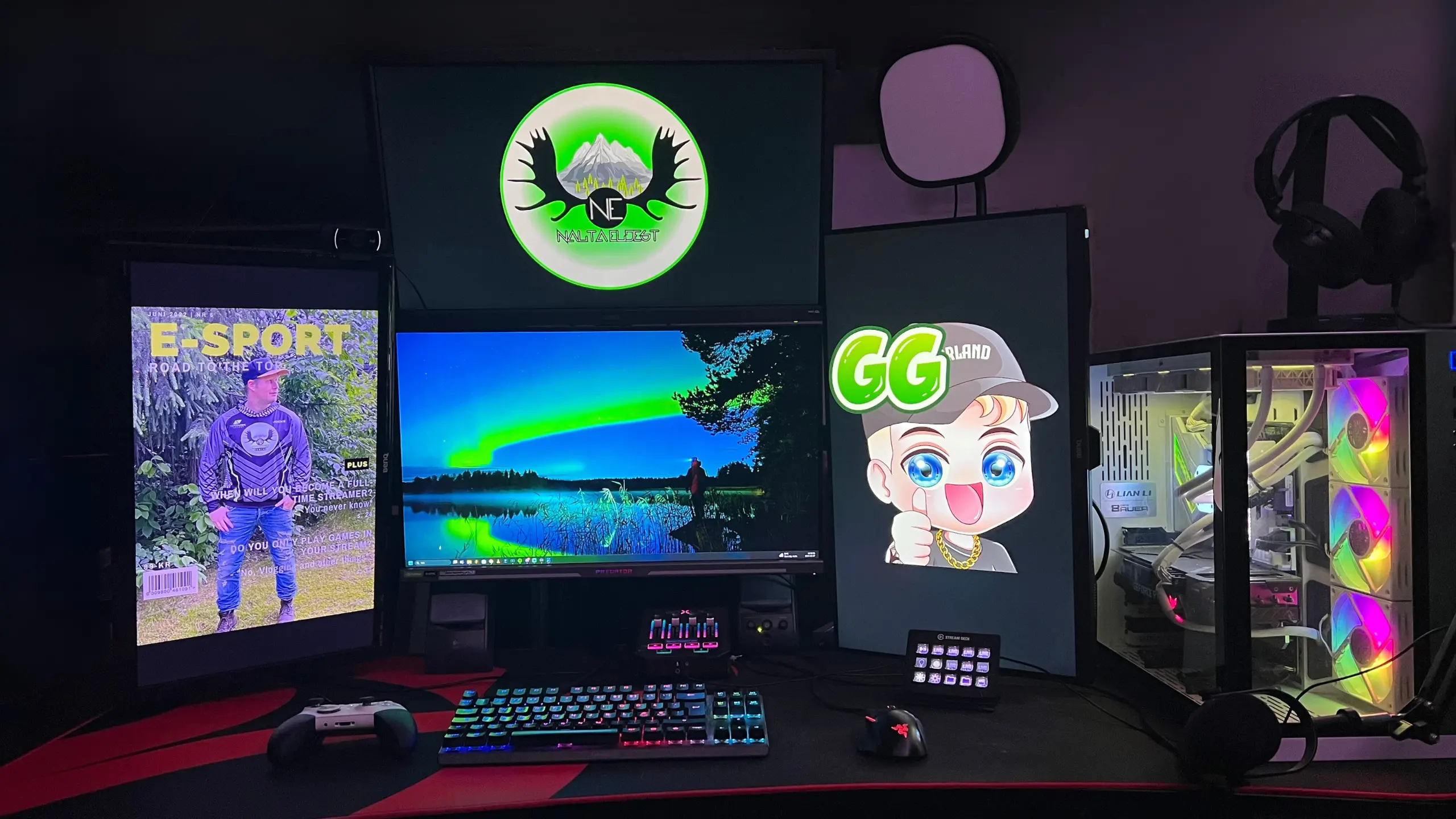 Min streaming setup