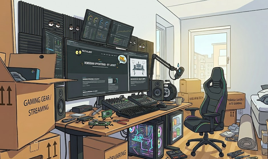Ny lya, ny layout och vägen tillbaka till streamen!